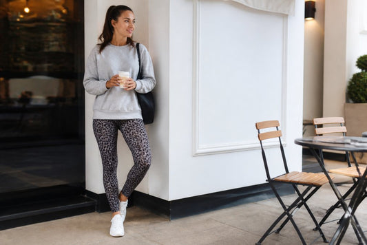 How to Style Animal Print Gym Leggings Casually