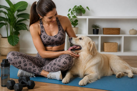 Stylish Pet-Themed Workout Gear for Active Dog Owners
